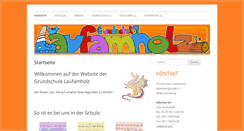 Desktop Screenshot of grundschule-laufamholz.de